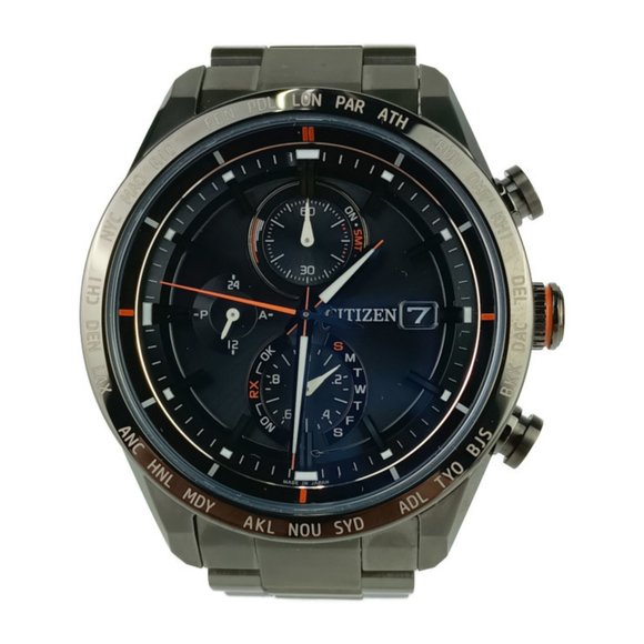 CITIZEN Watch ATTESA ACT Line AT8185-62E H800-T025871 Black Super Titanium Me...